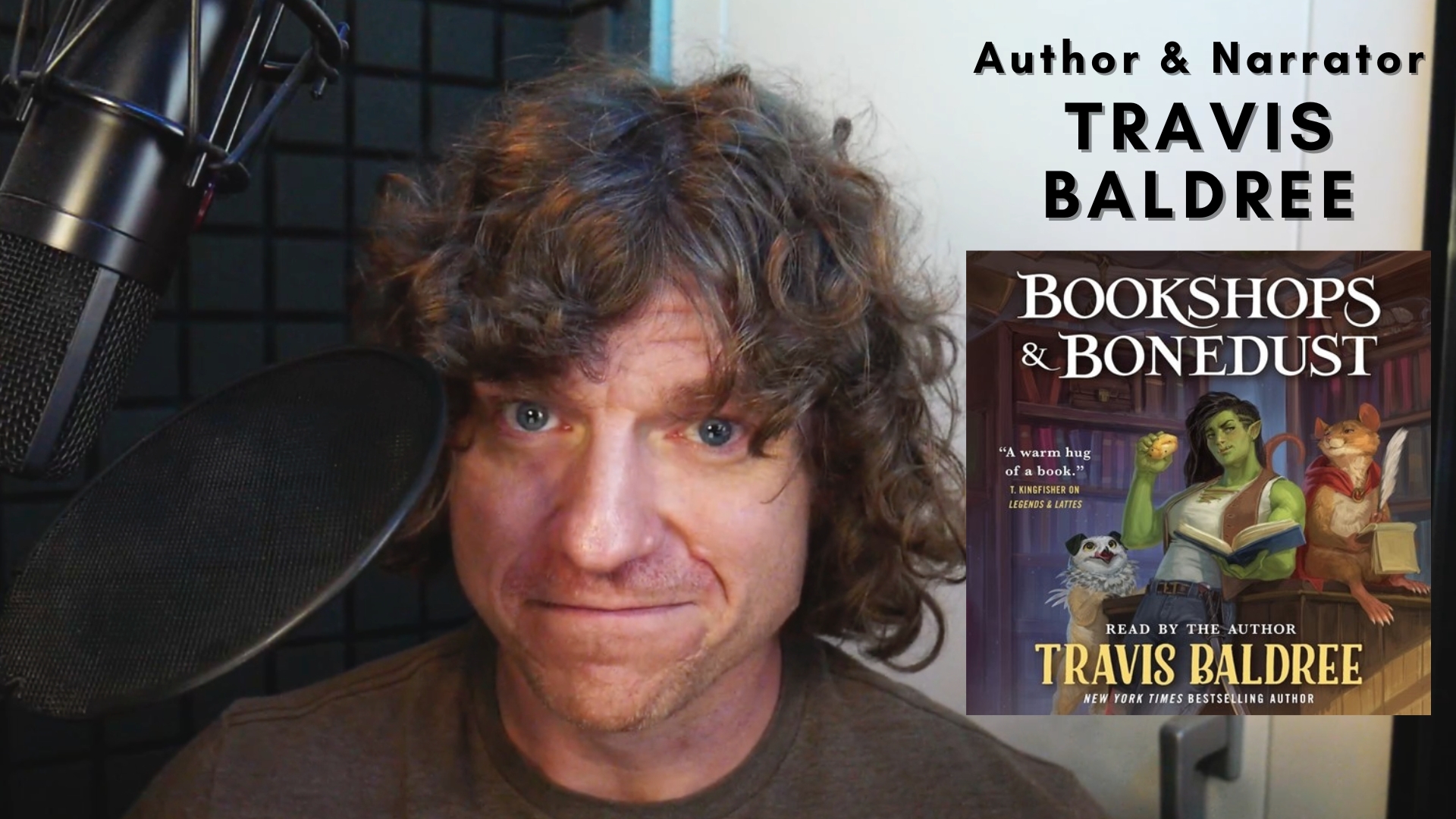 AudioFile Magazine - Author and Narrator Travis Baldree on BOOKSHOPS &  BONEDUST